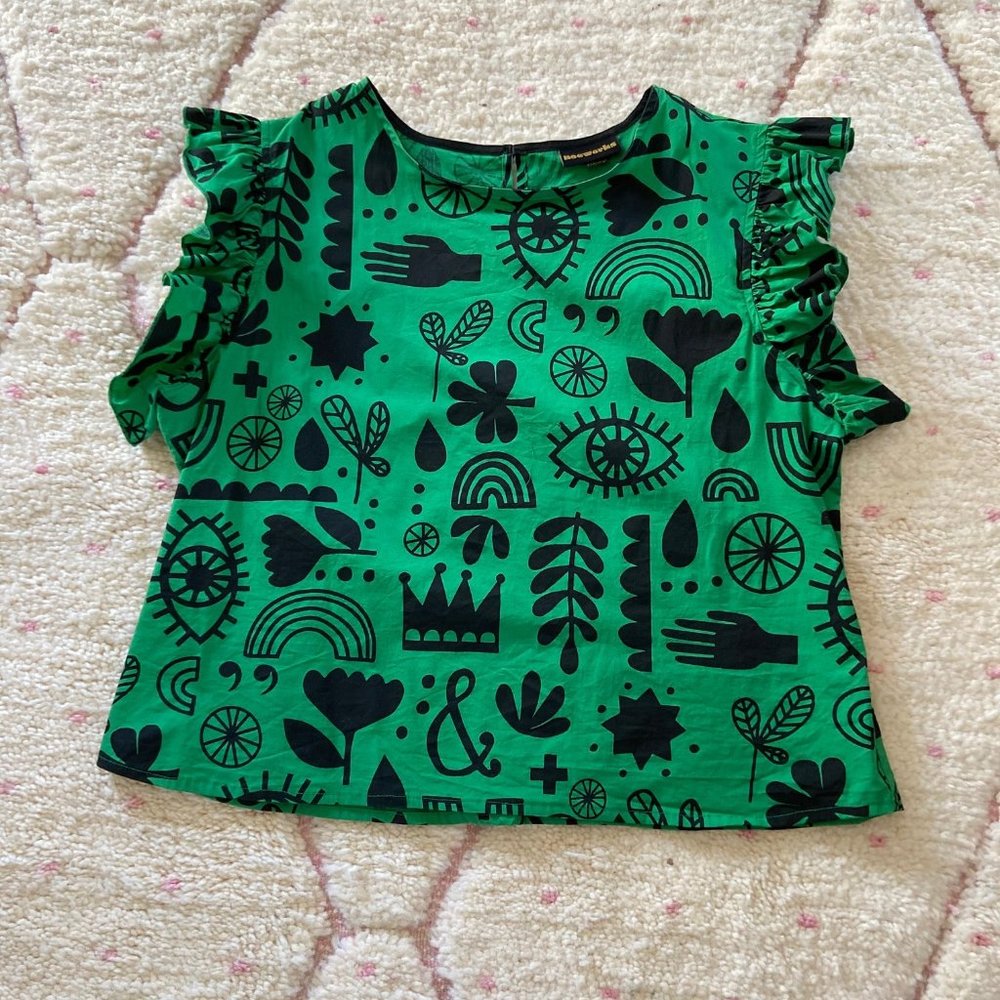 Nooworks Magic Ruffle Top size XXXL
